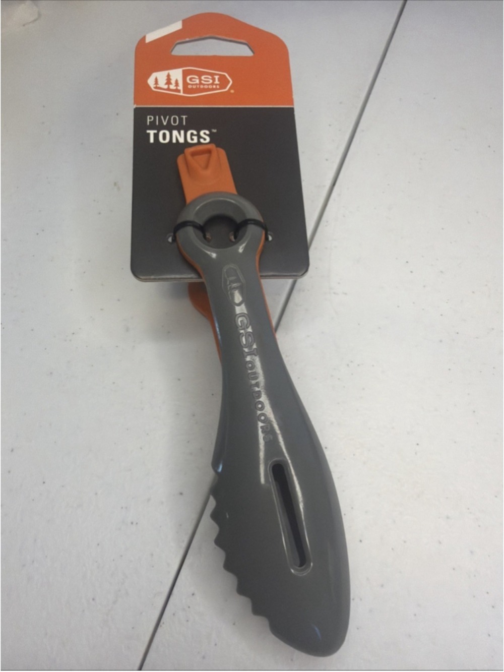 GSI Outdoors Pivot Tongs Compact Camping Cooking Utensil